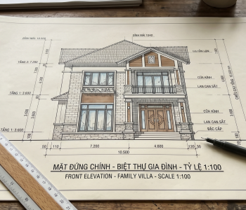 3. ẢNH THI CÔNG BIỆT THỰ